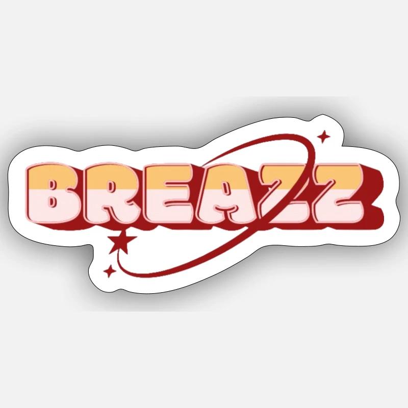 Breazz Logo - Sticker size S (10 x 10 cm) - white matte