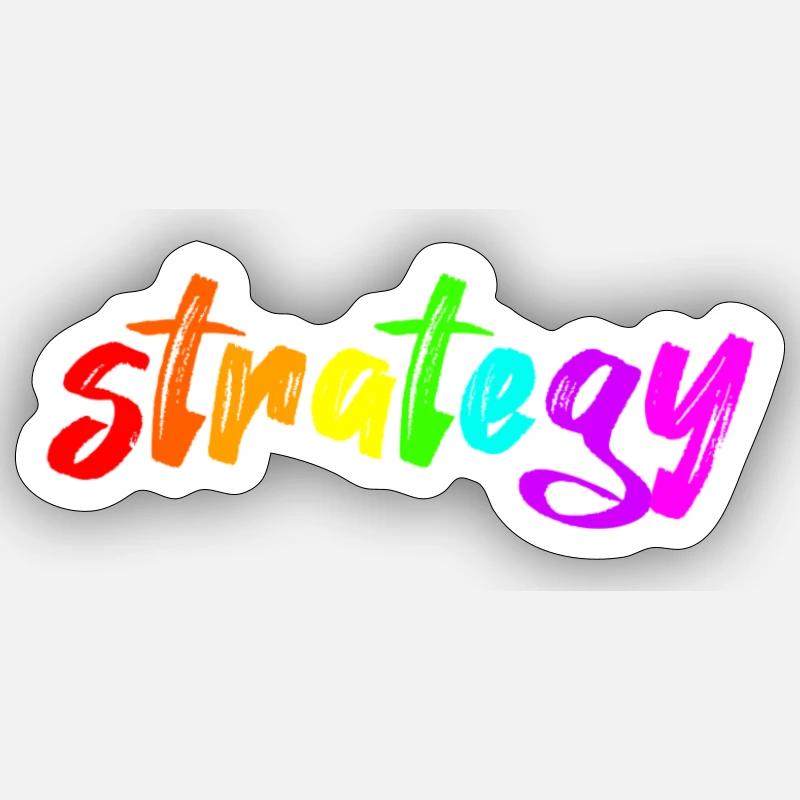 Strategy Sticker size S (10 x 10 cm)