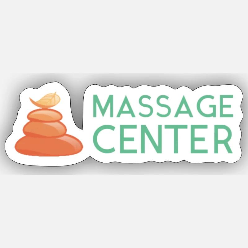 Centre de massage Sticker taille S (10 x 10 cm)