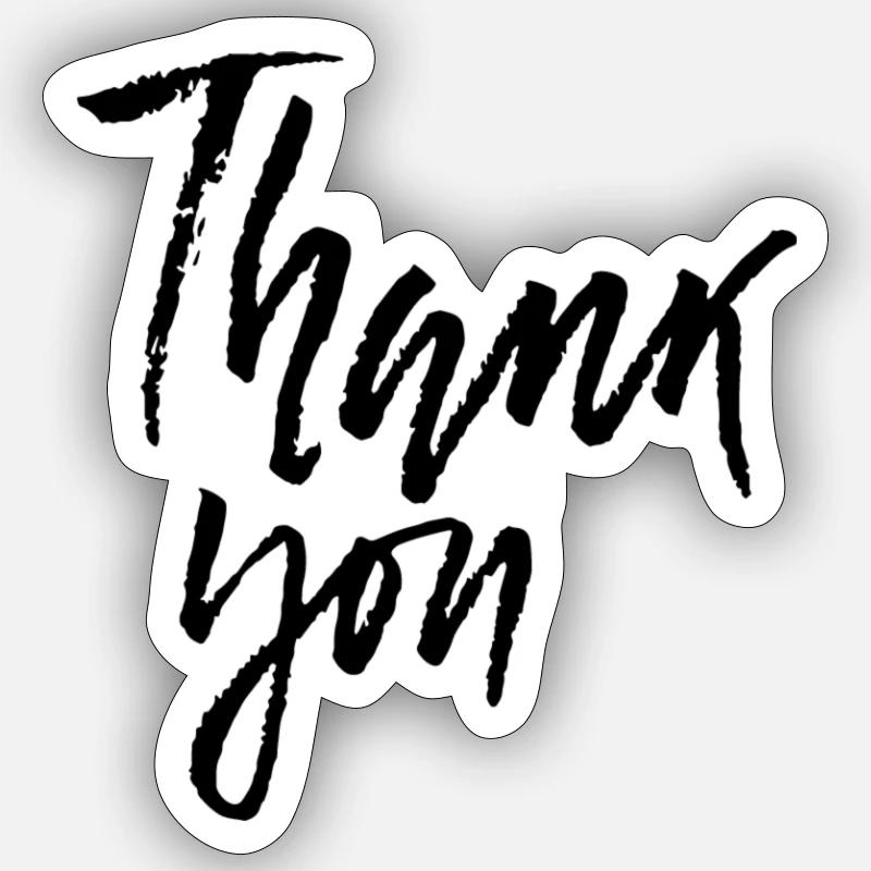 Merci Sticker taille S (10 x 10 cm)
