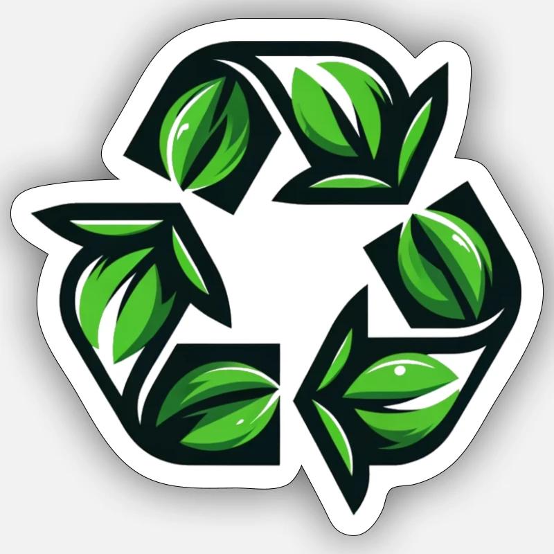 Recycled Sheets Sticker size S (10 x 10 cm)