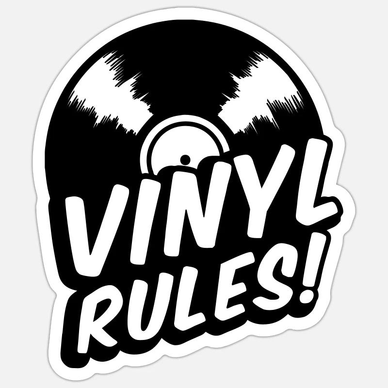 vinyl rules Sticker taille S (10 x 10 cm)