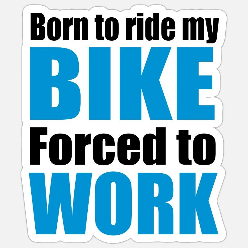 moto - Sticker taille S (10 x 10 cm) - blanc mat