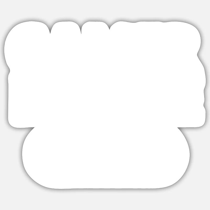 MODE ON GAMER - Sticker size S (10 x 10 cm) - white matte