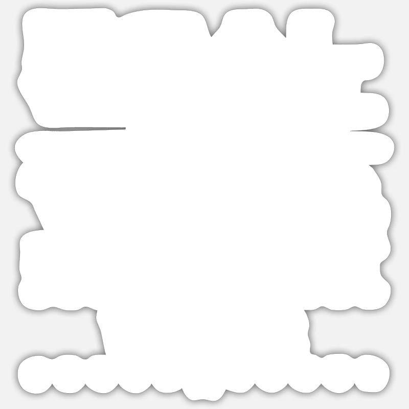 Egal cool vater WINZER - Sticker Größe S (10 x 10 cm) - Mattweiß