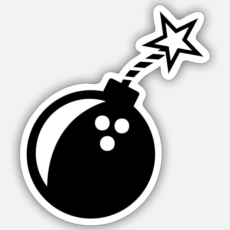 Bowling Ball Bowling Bowler Bowling Team Gift Sticker size S (10 x 10 cm)