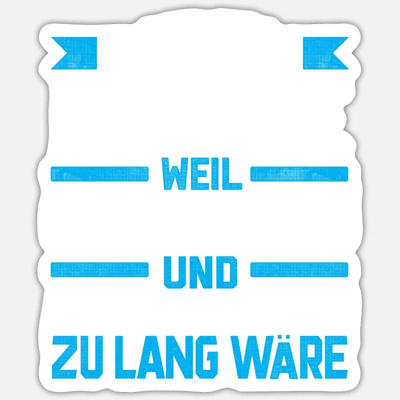 RENE - Gottgleich Geschenk - Sticker Größe S (10 x 10 cm) - Mattweiß
