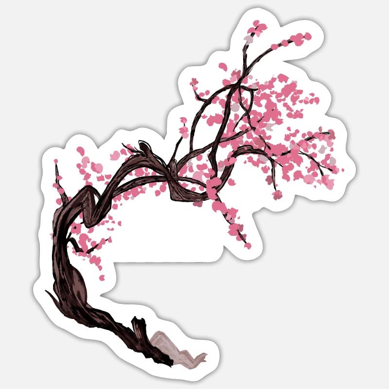 Sakura tree Sticker size S (10 x 10 cm)