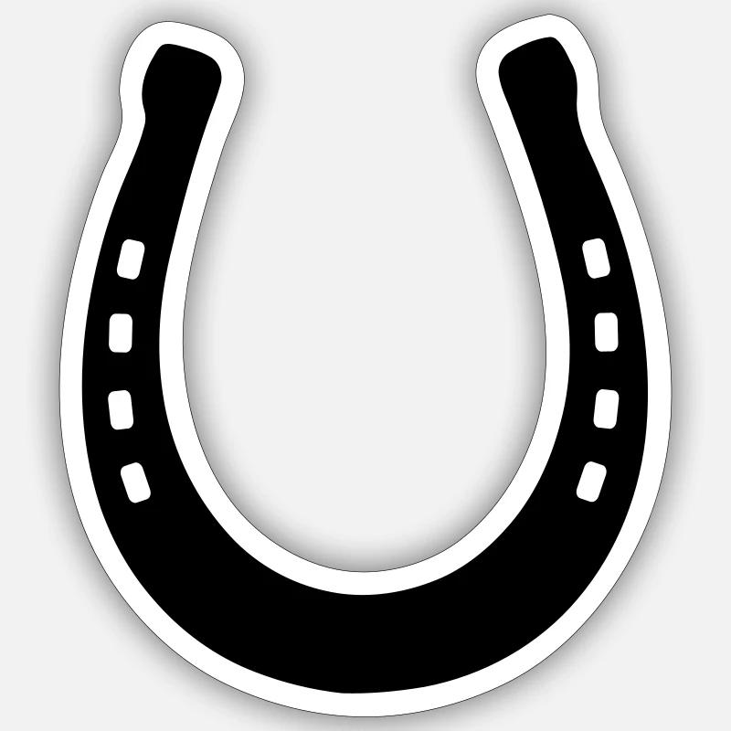 Horseshoe Sticker size S (10 x 10 cm)