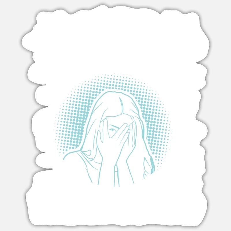 introvert Sticker size S (10 x 10 cm)