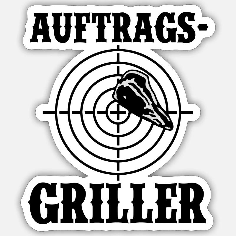 Order Griller Sticker size S (10 x 10 cm)