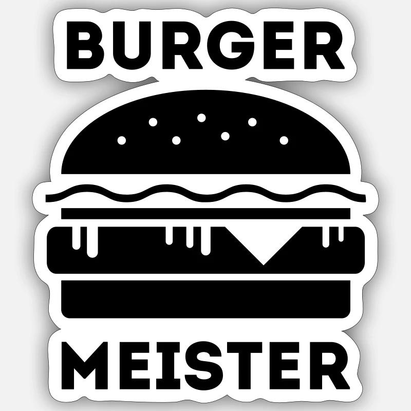 MAYOR - BBQ Shirt Sticker size S (10 x 10 cm)