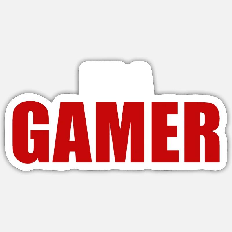 I'm a gamer - Sticker size S (10 x 10 cm) - white matte