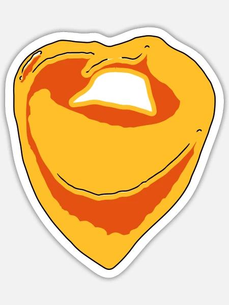 tortellino 2.0 - Sticker formato S (10 x 10 cm) - bianco opaco