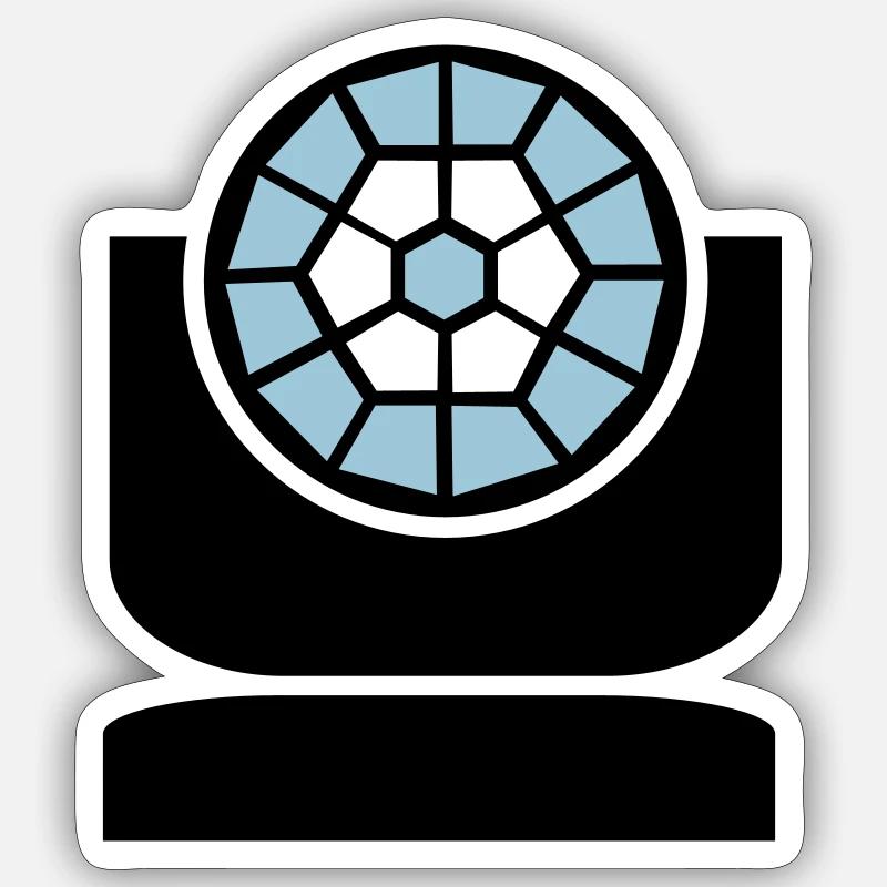 Movinglight - Sticker Größe S (10 x 10 cm) - Mattweiß