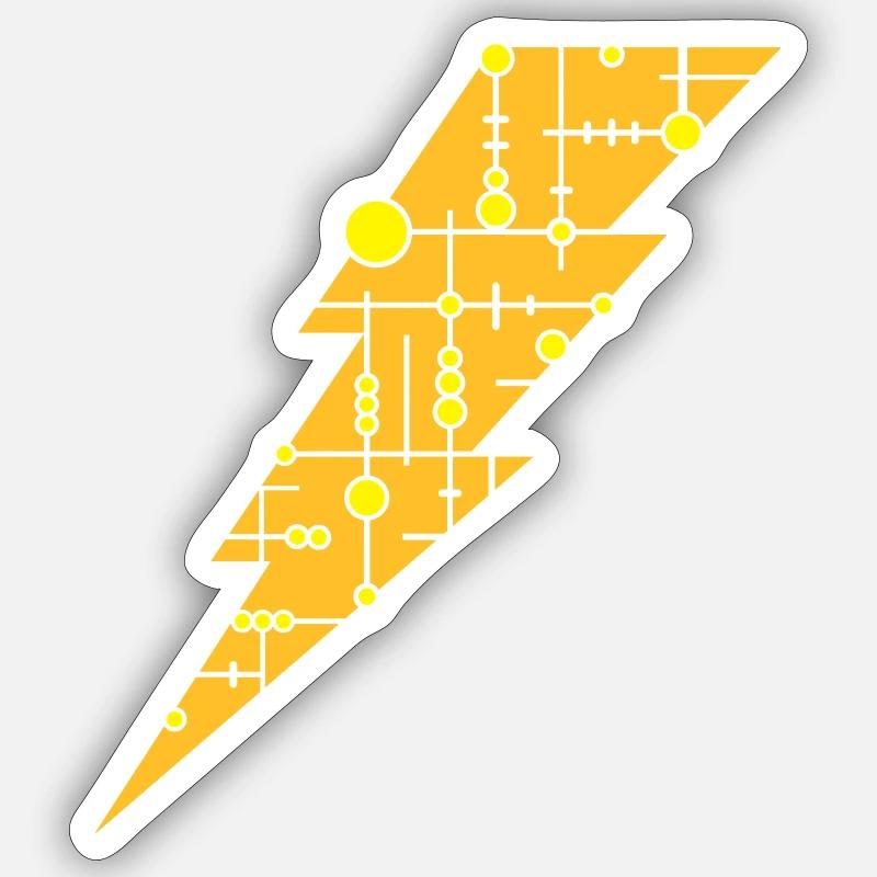Lightning (pattern) Sticker size S (10 x 10 cm)