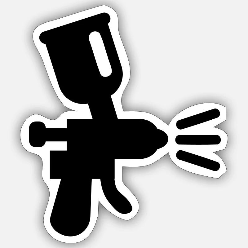 Lackierer Sticker Größe S (10 x 10 cm)