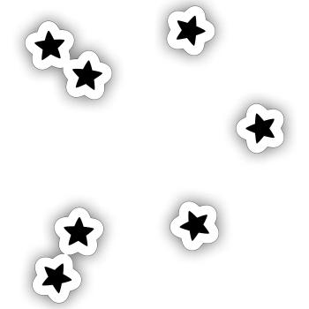 zodiac sign Libra - Sticker size S (10 x 10 cm) - white matte - Front