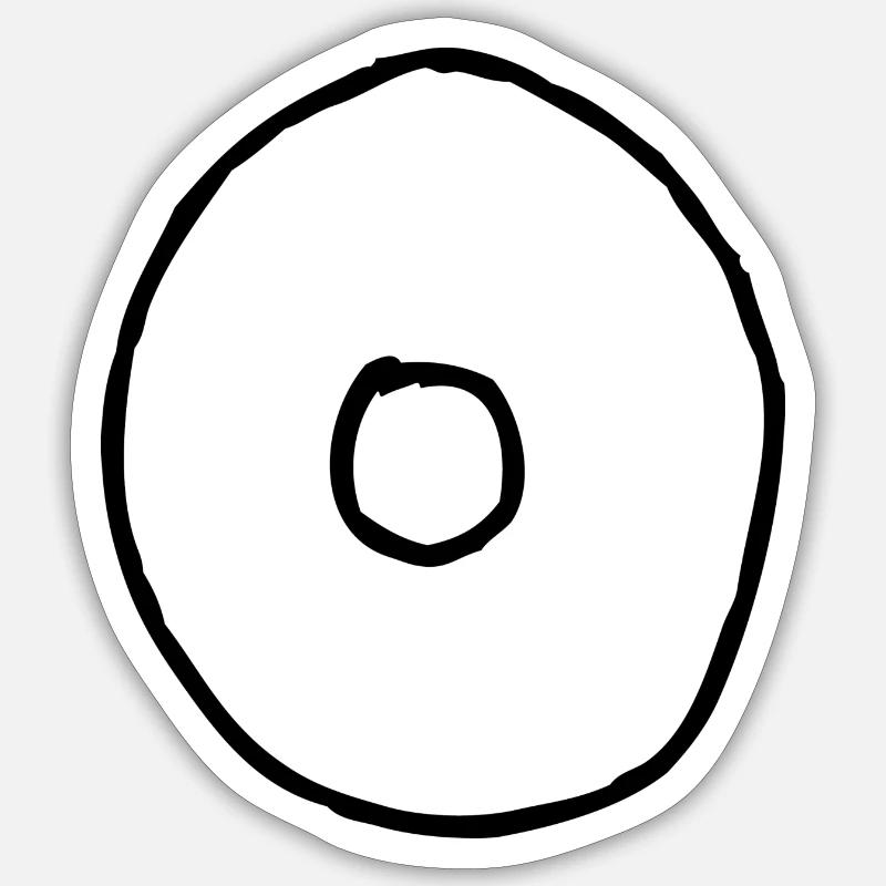 O, point Sticker taille S (10 x 10 cm)