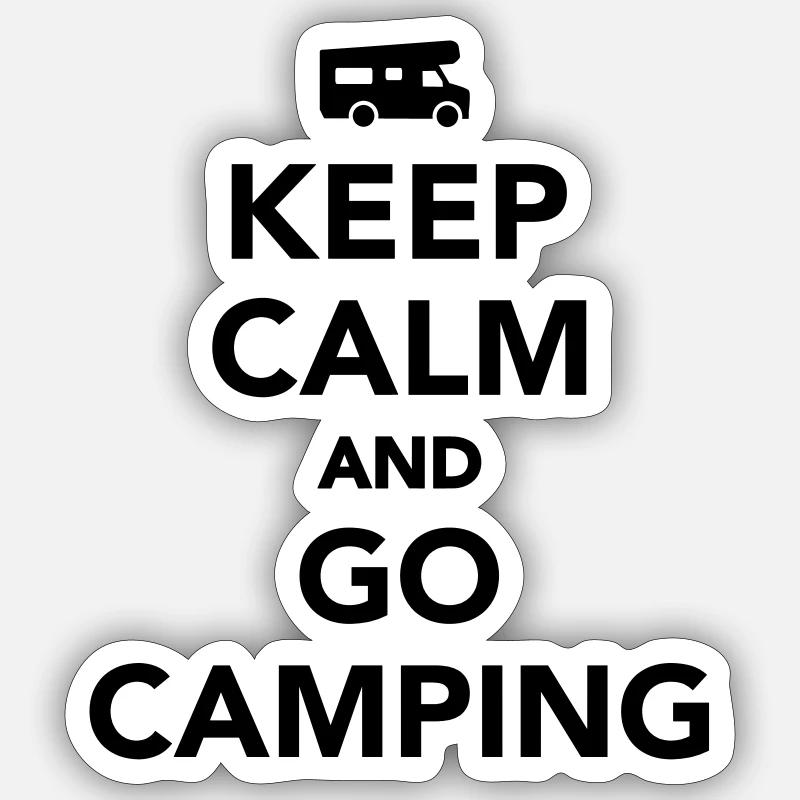 Wohnmobil - Sticker Größe S (10 x 10 cm) - Mattweiß