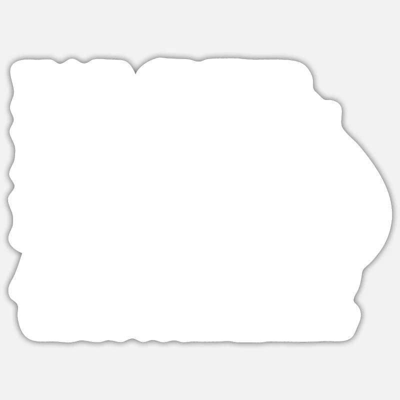 Fish - Sticker size S (10 x 10 cm) - white matte