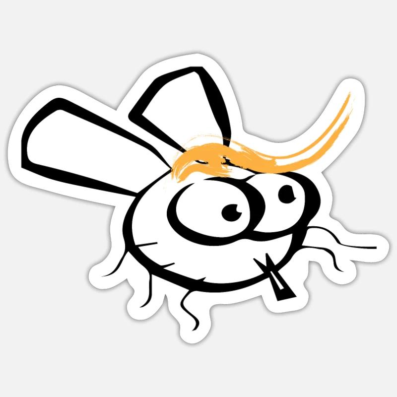 mouche Sticker taille S (10 x 10 cm)