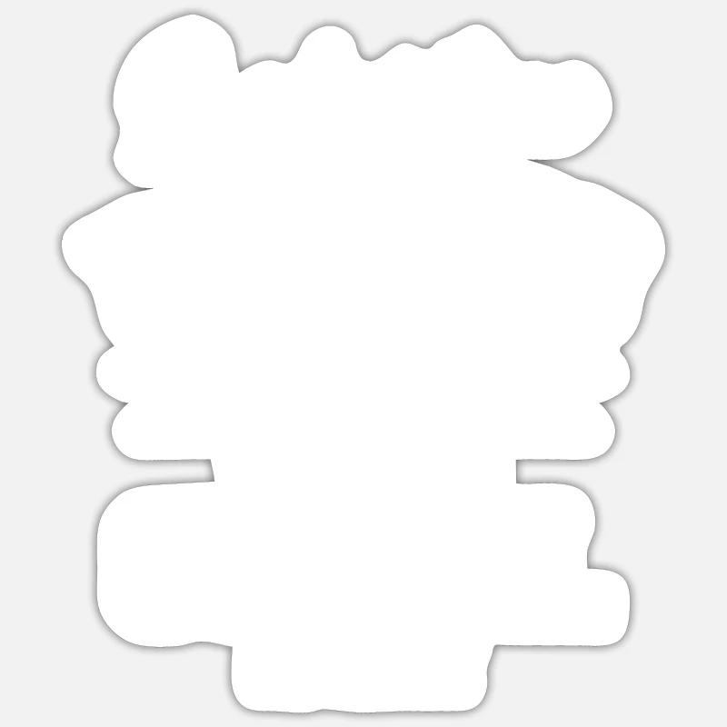 Onkel - Sticker Größe S (10 x 10 cm) - Mattweiß