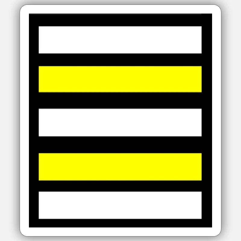 Lieutenant Colonel - Sticker size S (10 x 10 cm) - white matte
