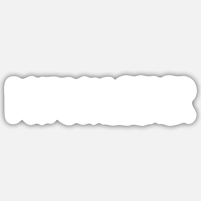 Doitschleerer - Deutschlehrer - Tschörman - Sticker Größe S (10 x 10 cm) - Mattweiß