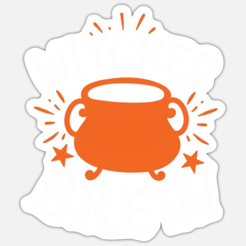 Witch brew - Sticker size S (10 x 10 cm) - white matte
