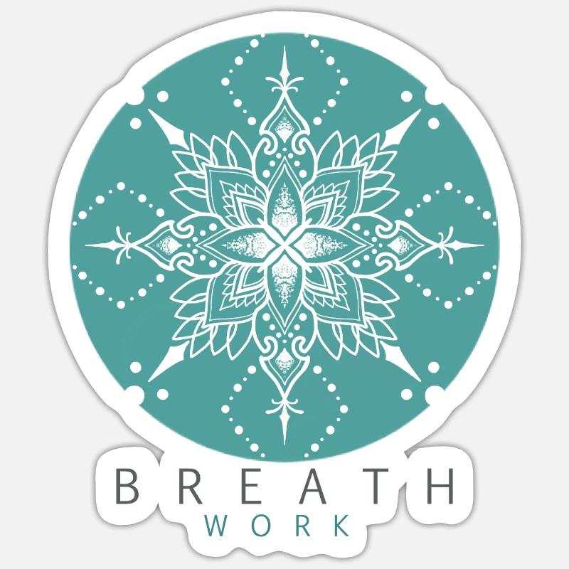 BREATH WORK Sticker size S (10 x 10 cm)