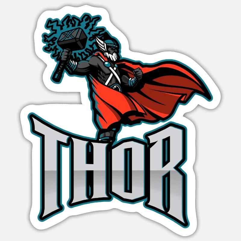Thor Sticker Größe S (10 x 10 cm)