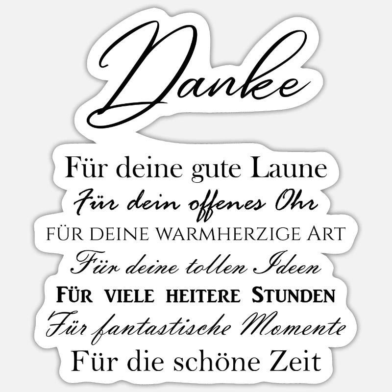 Sticker Größe S (10 x 10 cm) - 