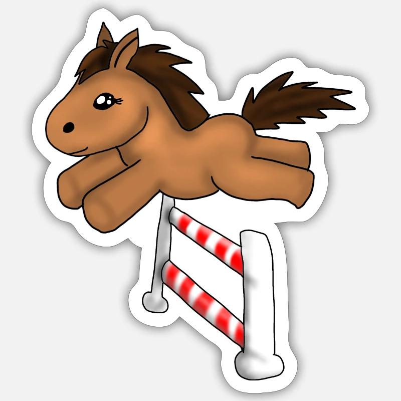 Jumping Sticker size S (10 x 10 cm)