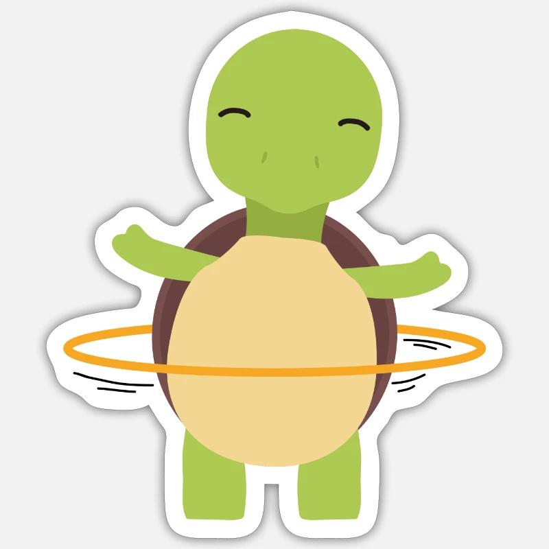 Turtle Sticker size S (10 x 10 cm)