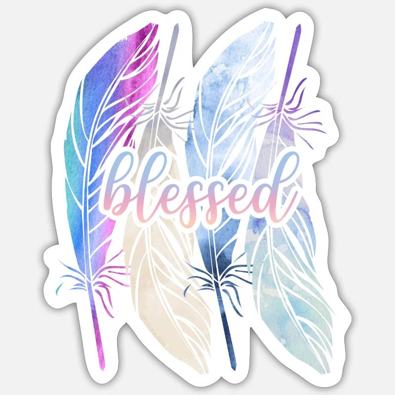 Blessed Sticker size S (10 x 10 cm)
