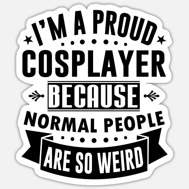 COSPLAYER Sticker size S (10 x 10 cm)