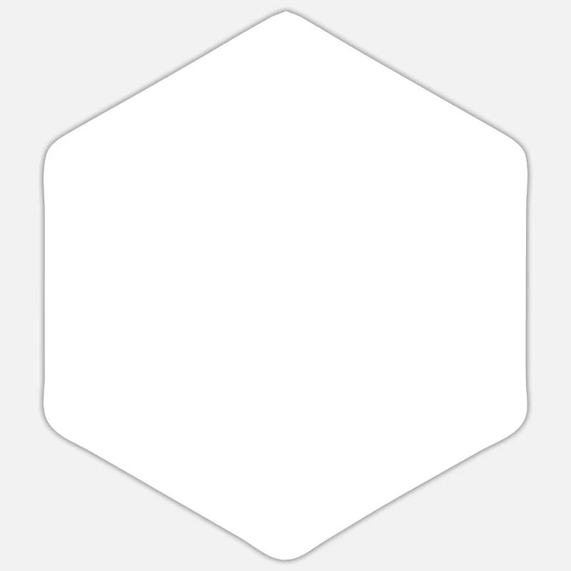 Dans le vide - Sticker taille S (10 x 10 cm) - blanc mat
