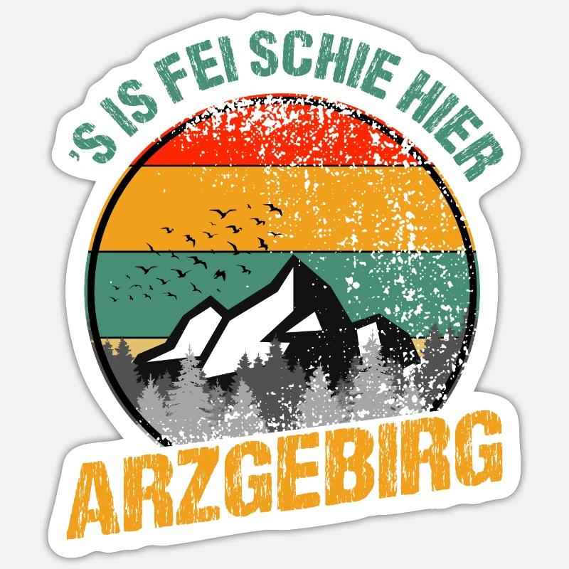 S is fei schie hier - Sticker Größe S (10 x 10 cm) - Mattweiß