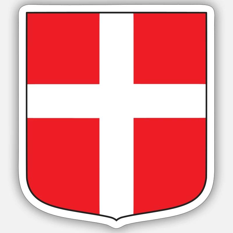 Denmark Sticker size S (10 x 10 cm)