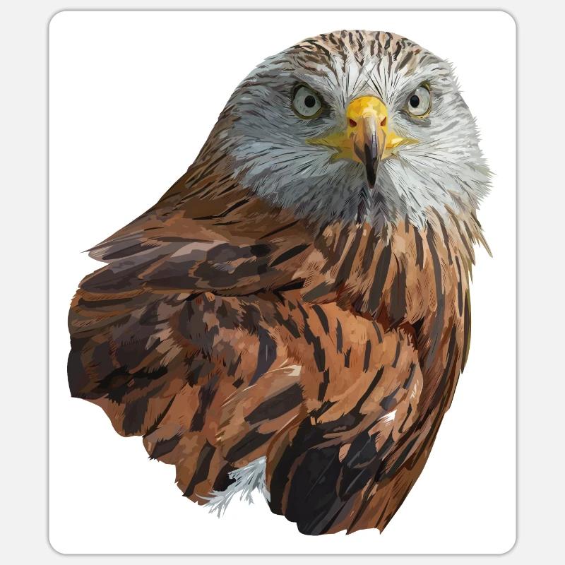 Echter Milan Sticker Größe S (10 x 10 cm)