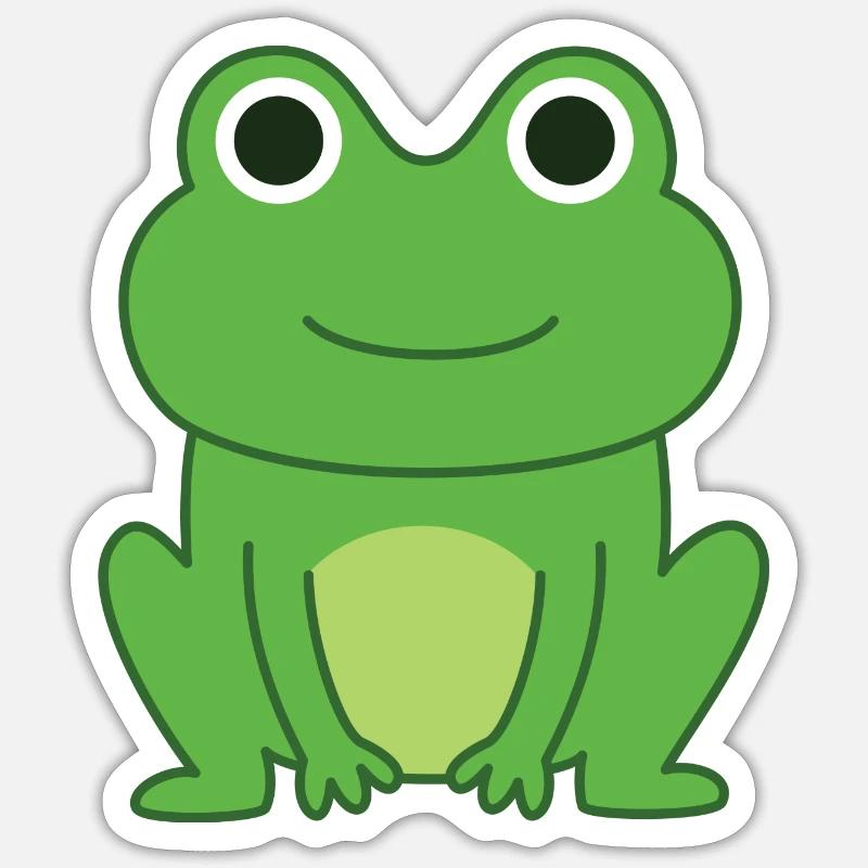 Froch - Sticker størrelse S (10 x 10 cm) - mat hvid