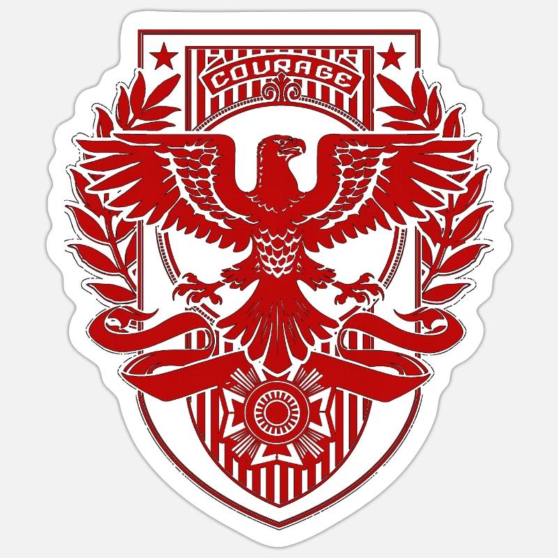 Armee - Sticker Größe S (10 x 10 cm) - Mattweiß
