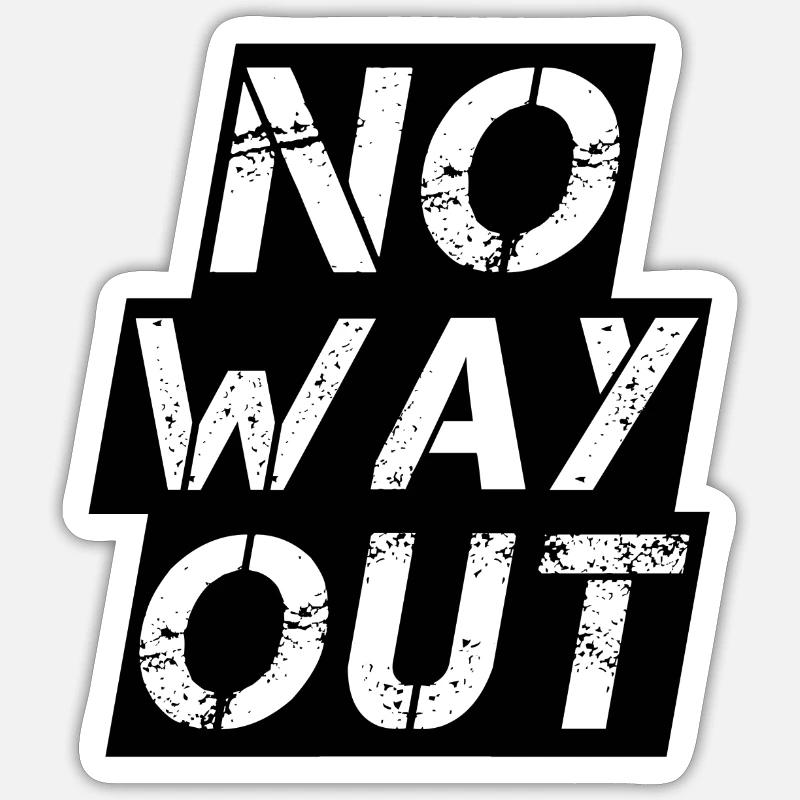 pas d’issue - pas d’issue Sticker taille S (10 x 10 cm)