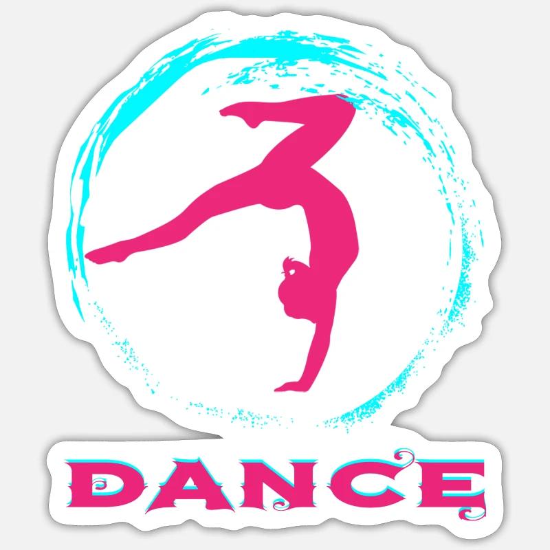 Danser Sticker taille S (10 x 10 cm)
