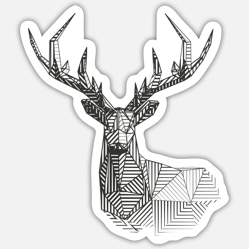 Oh mon cher - Sticker taille S (10 x 10 cm) - blanc mat