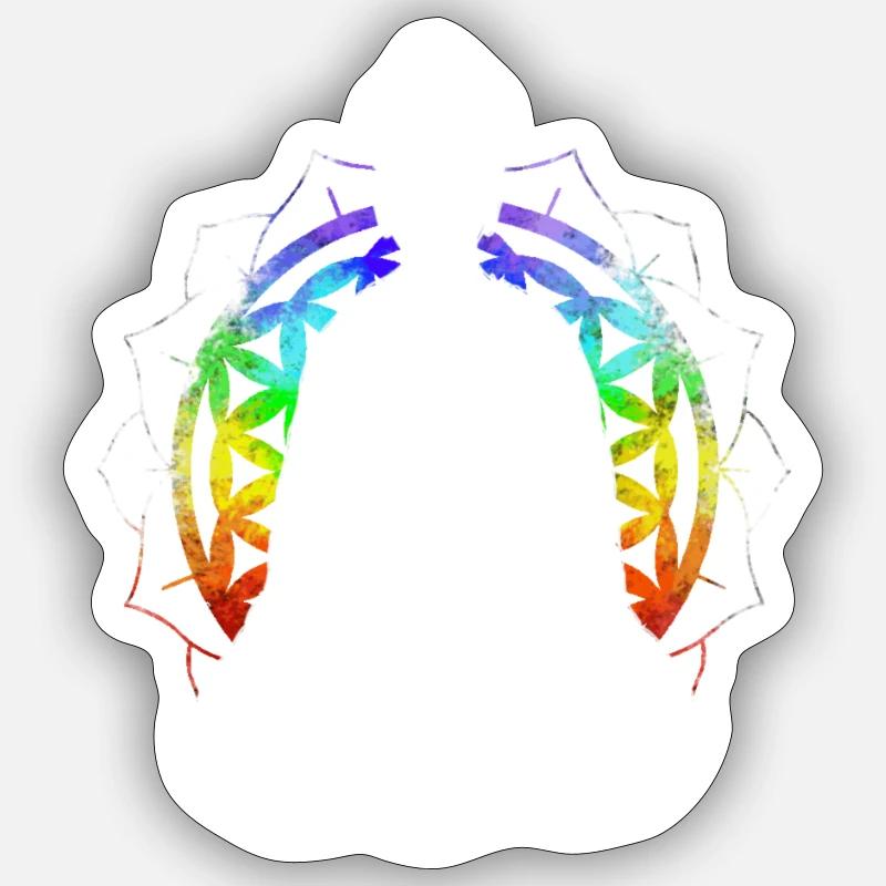 bouddha Sticker taille S (10 x 10 cm)