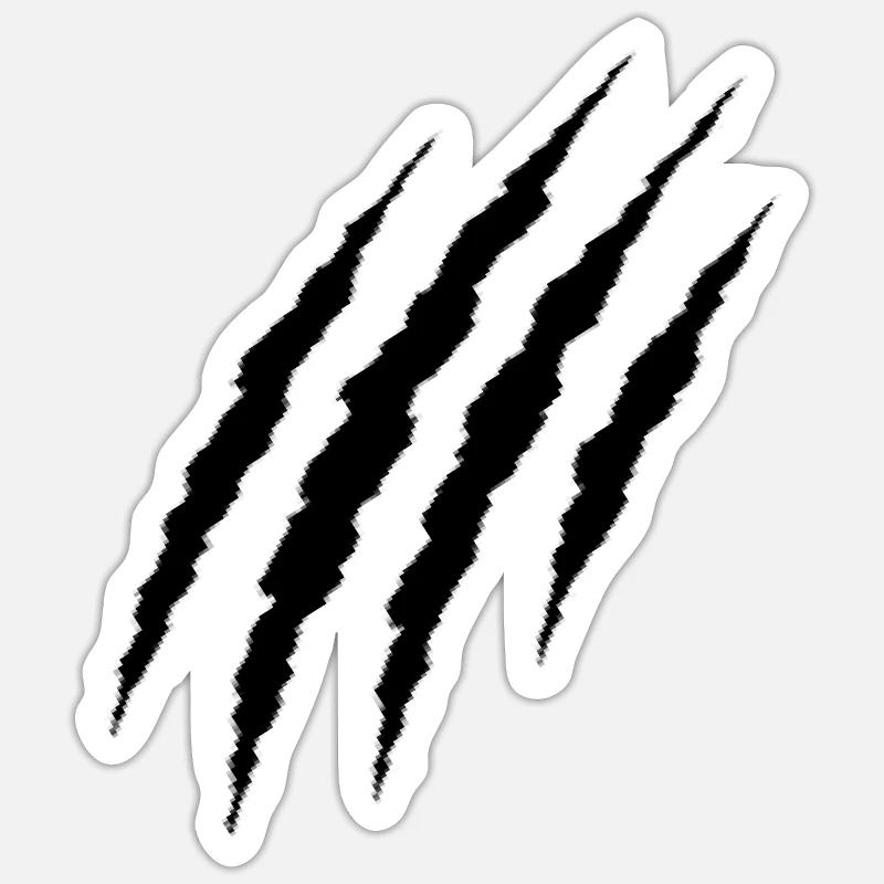 black claw Sticker size S (10 x 10 cm)