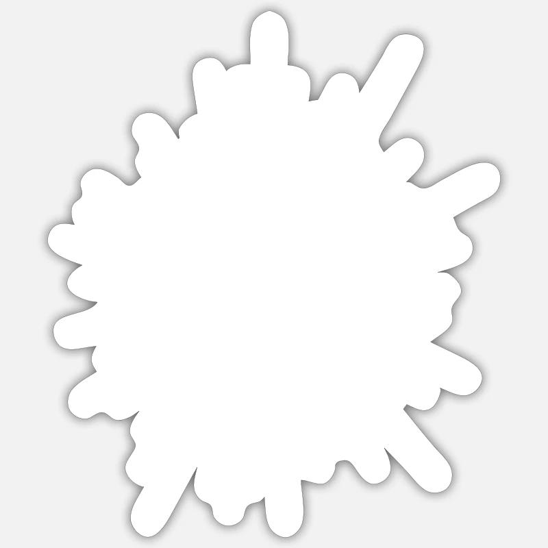 Seeigelicon symbol - Sticker size S (10 x 10 cm) - white matte