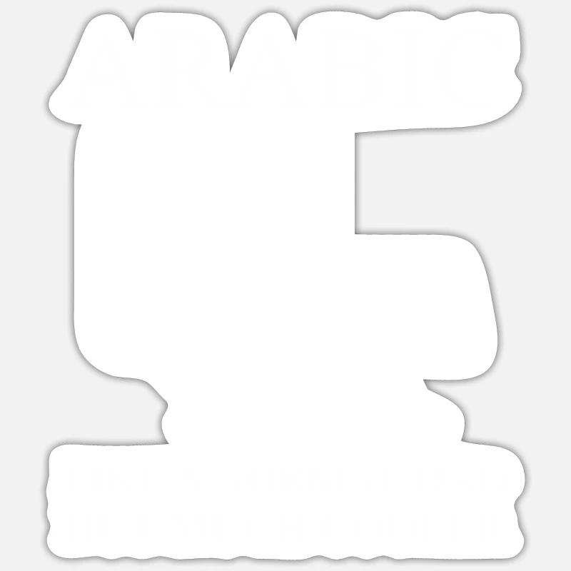 Arab Sticker size S (10 x 10 cm)